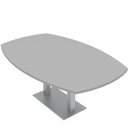 Skutchi Designs 45 in W, 72 in L, 29 in H, Engineered Wood Top, Grey HAR-ABOT-46X72-DOU-XD01